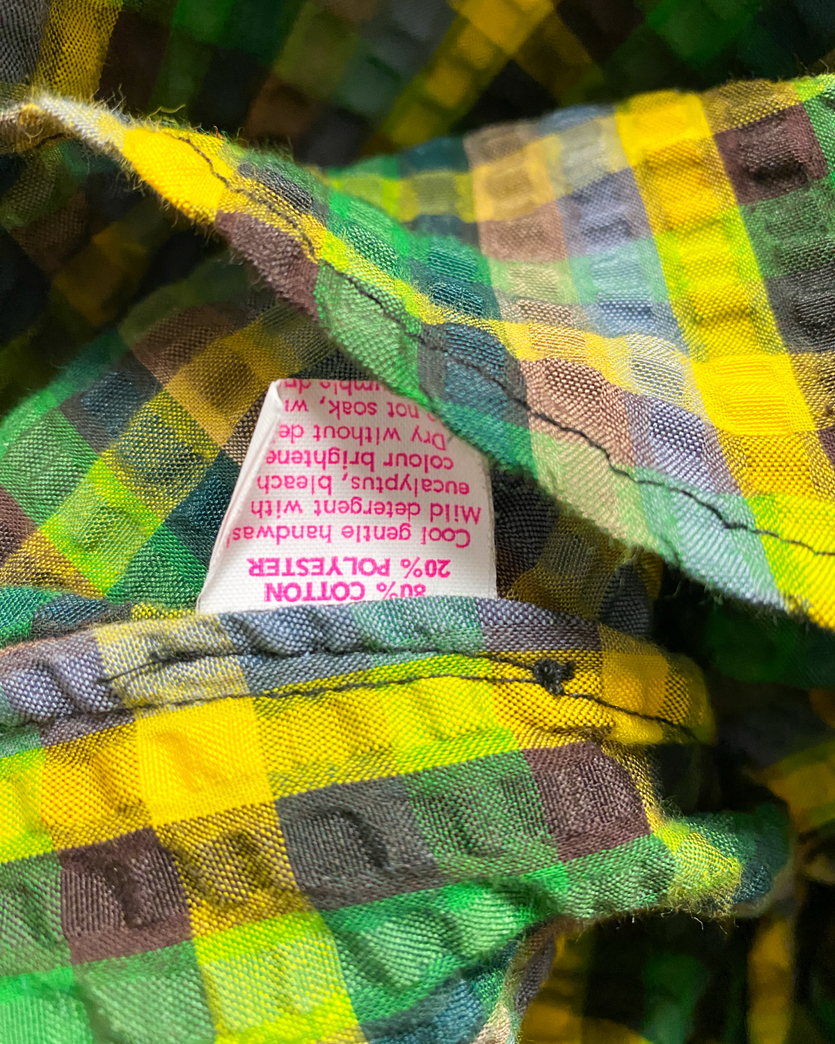 Size XXL | Obus Seersucker Check Shirt