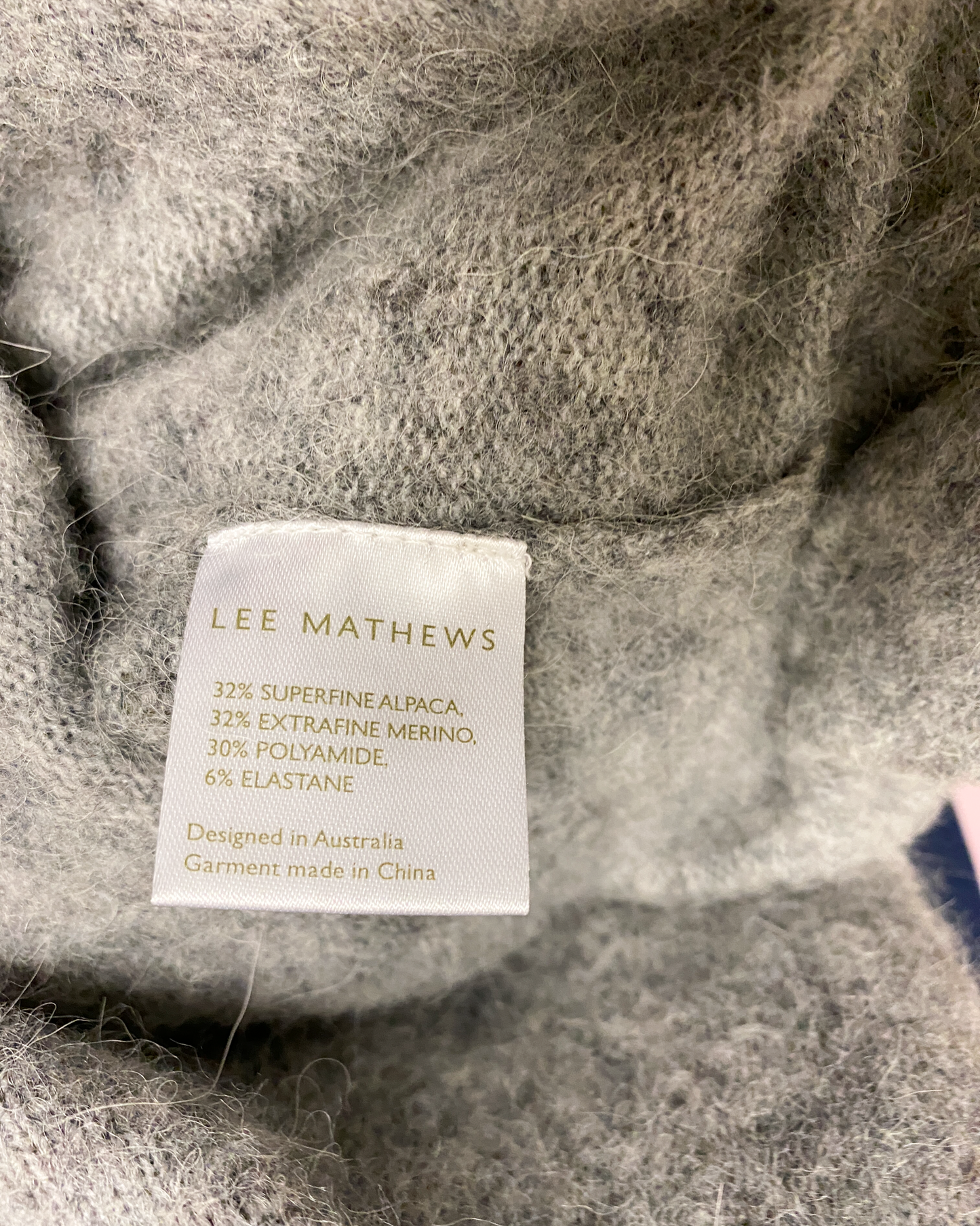 Size M | Lee Matthews Fuzzy Alpaca Merino Jumper