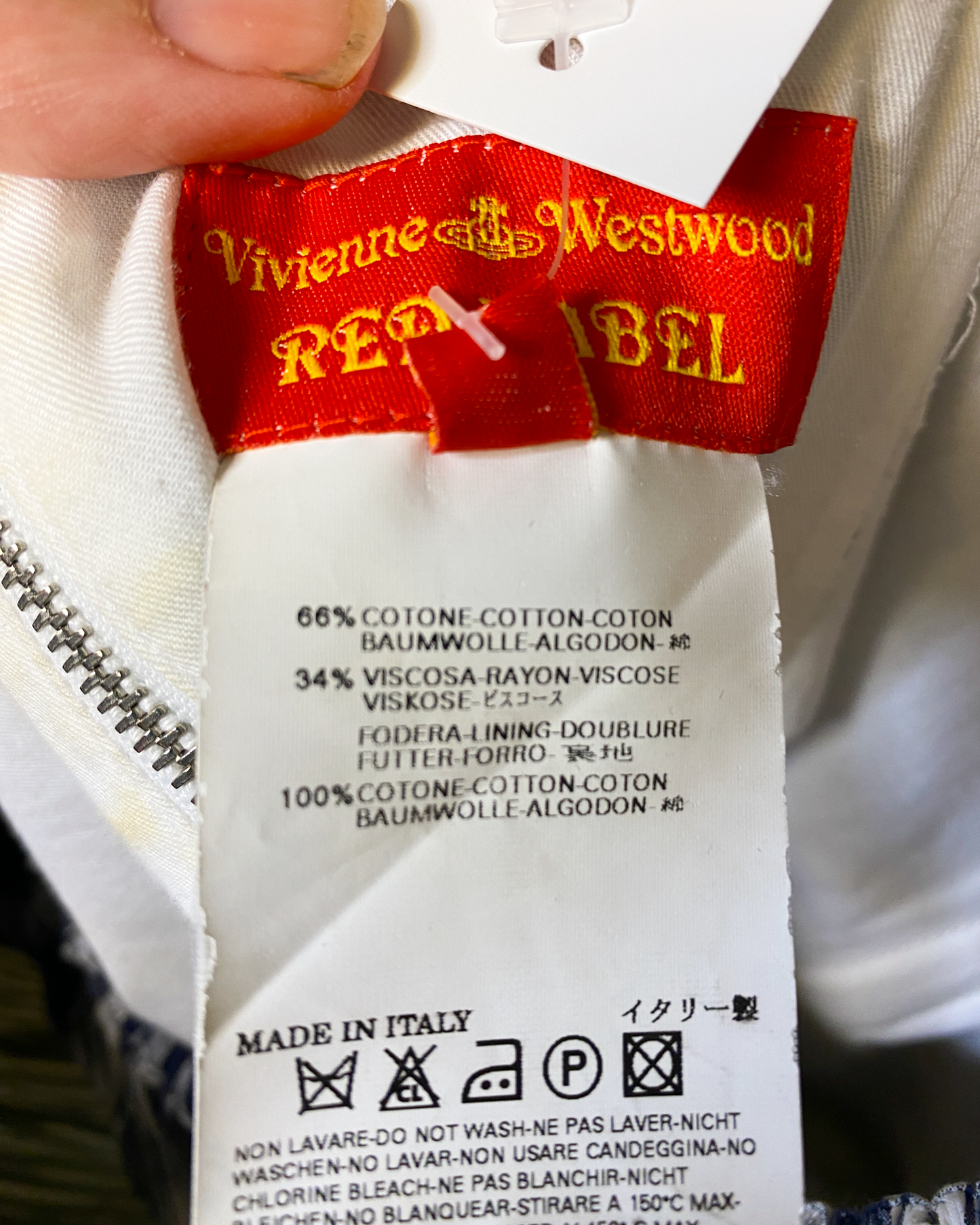 Size L | Vivienne Westwood Red Label Plaid Peasant Top