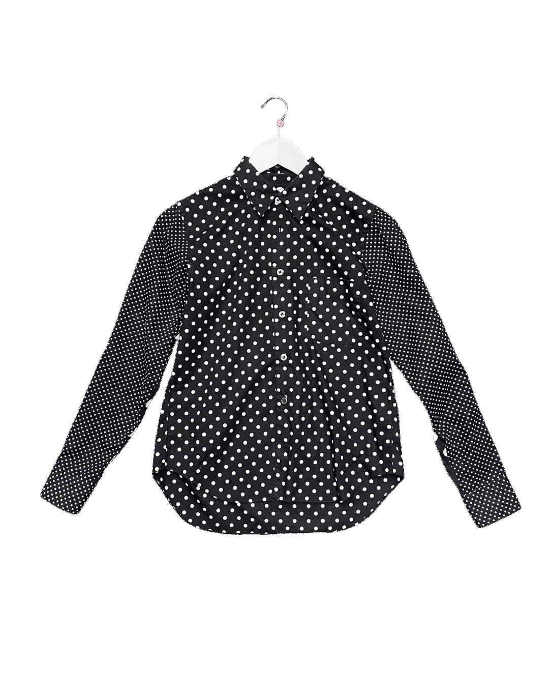 Size XS | BLACK Comme des Garçons Polka Dot Shirt – Mutual Muse