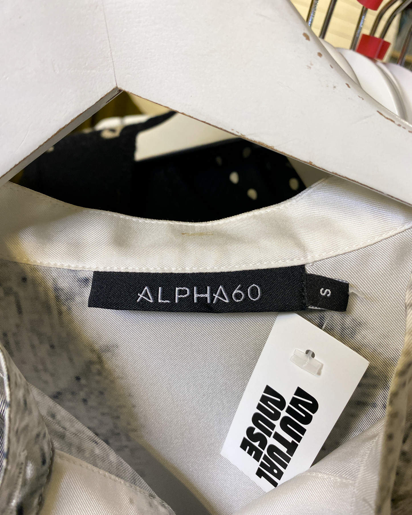 Size S | Alpha60 Boxy Silk Shirt