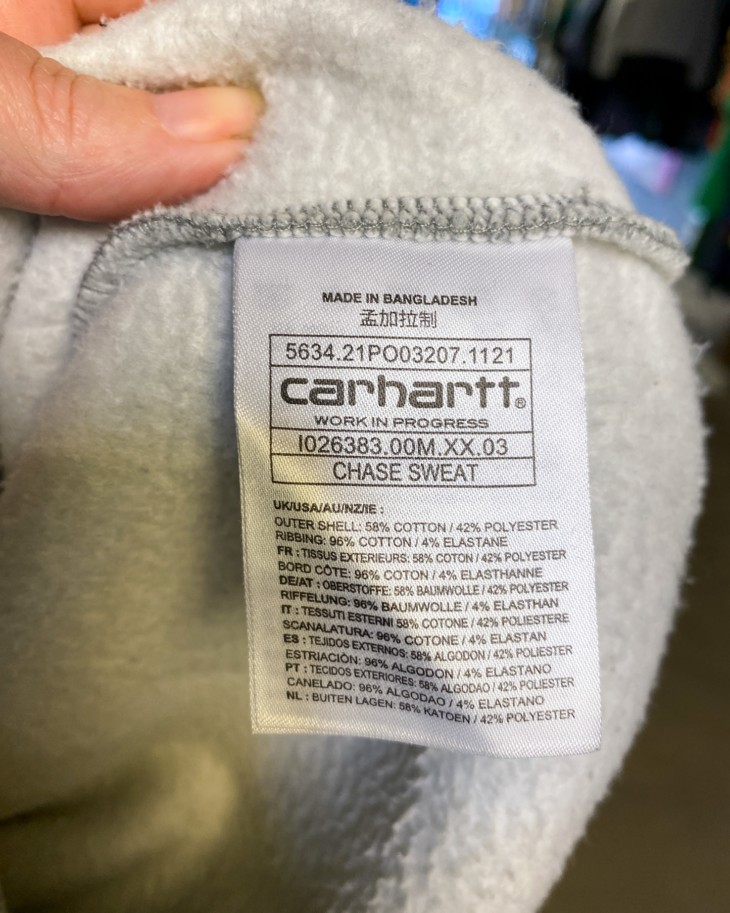 Size L | Carhartt WIP Chase Crew Sweatshirt
