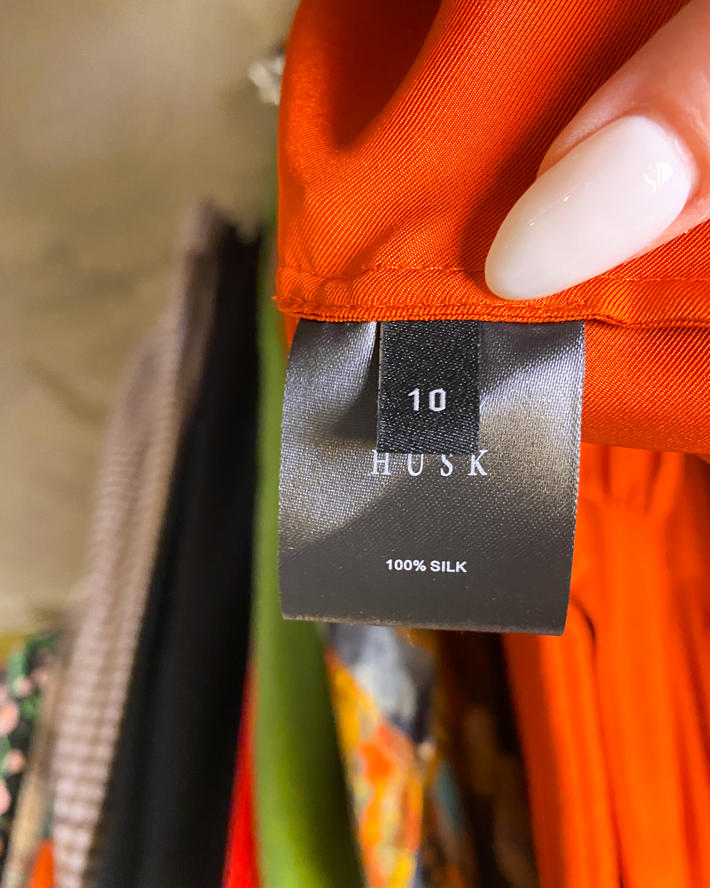 Size 10 | Husk Silk Satin Maxi Skirt