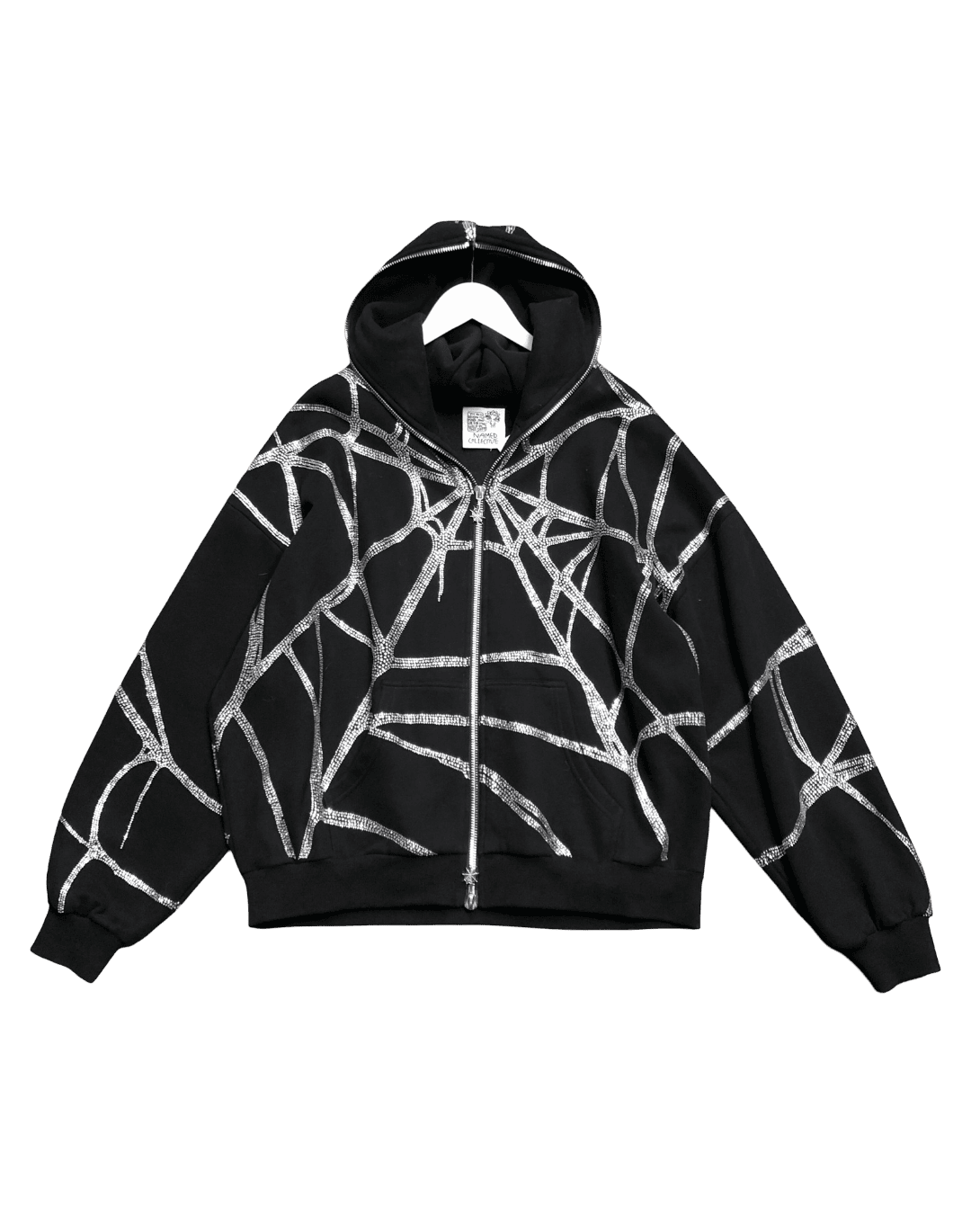 Size L/XL | Named Collective Diamante Spiderweb Hoodie – Mutual Muse