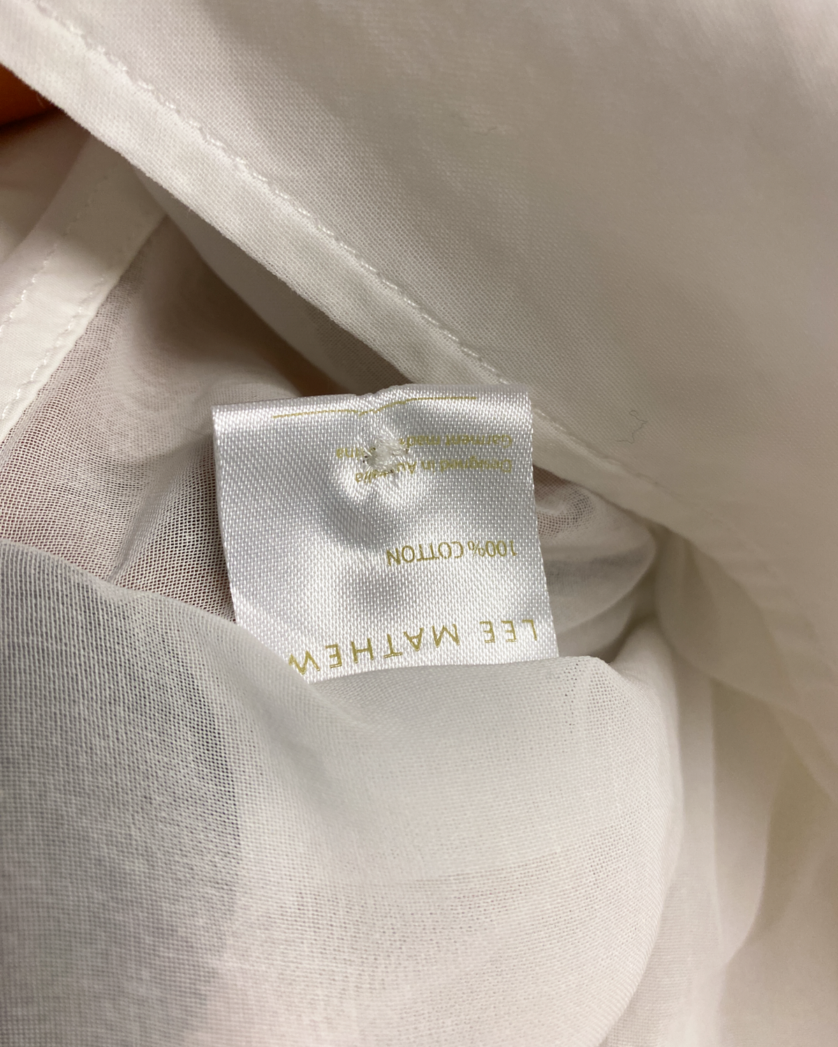 Size 2 (M) | Lee Mathews Light Cotton Theresa Shirt