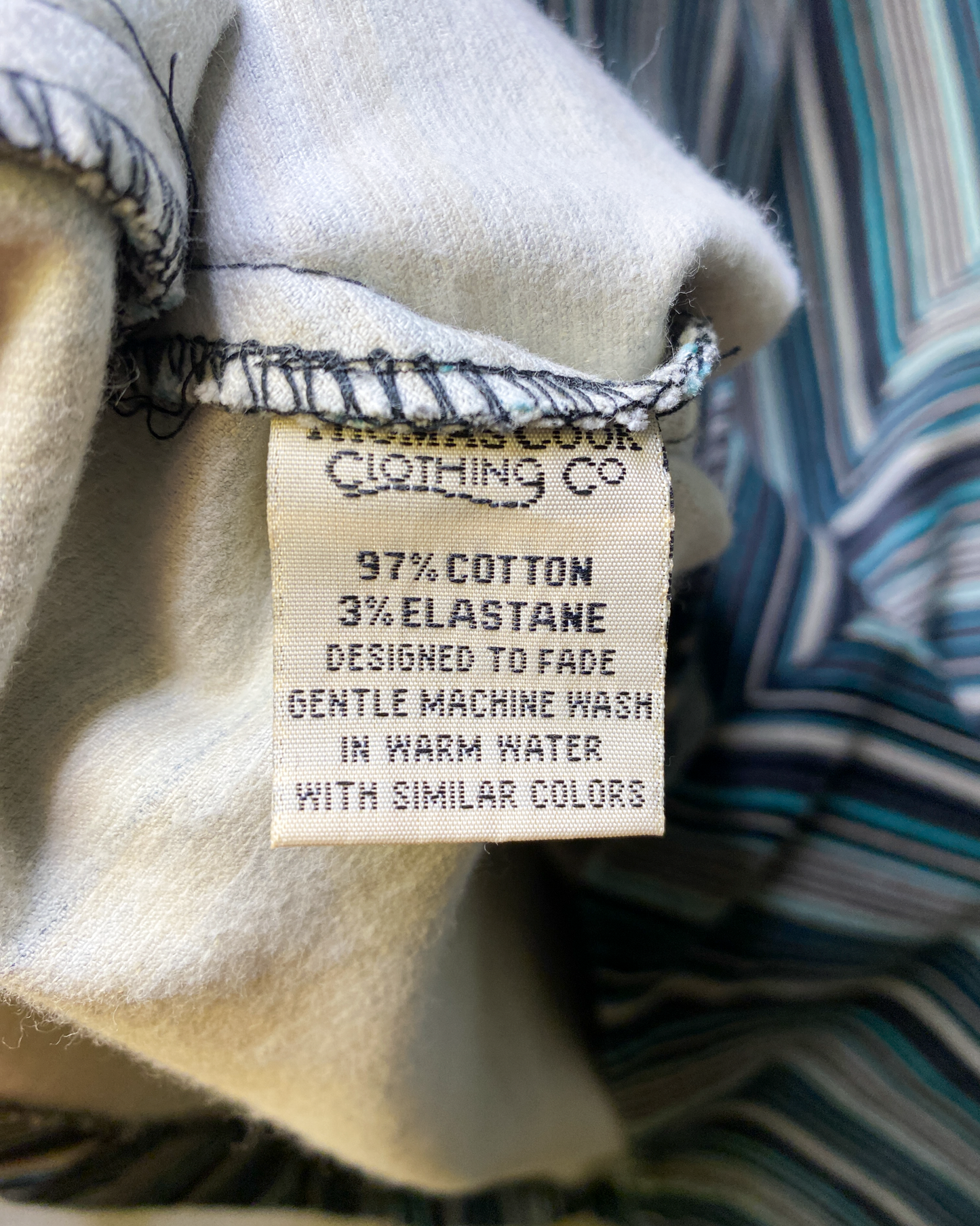 Size 16 | Vintage Thomas Cook Striped Corduroy Skirt