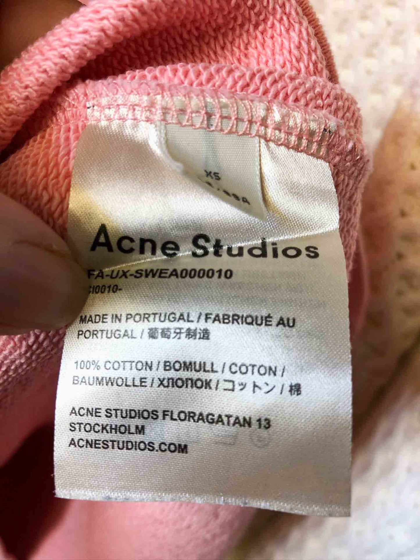Size XL | Acne Studios Crew Jumper