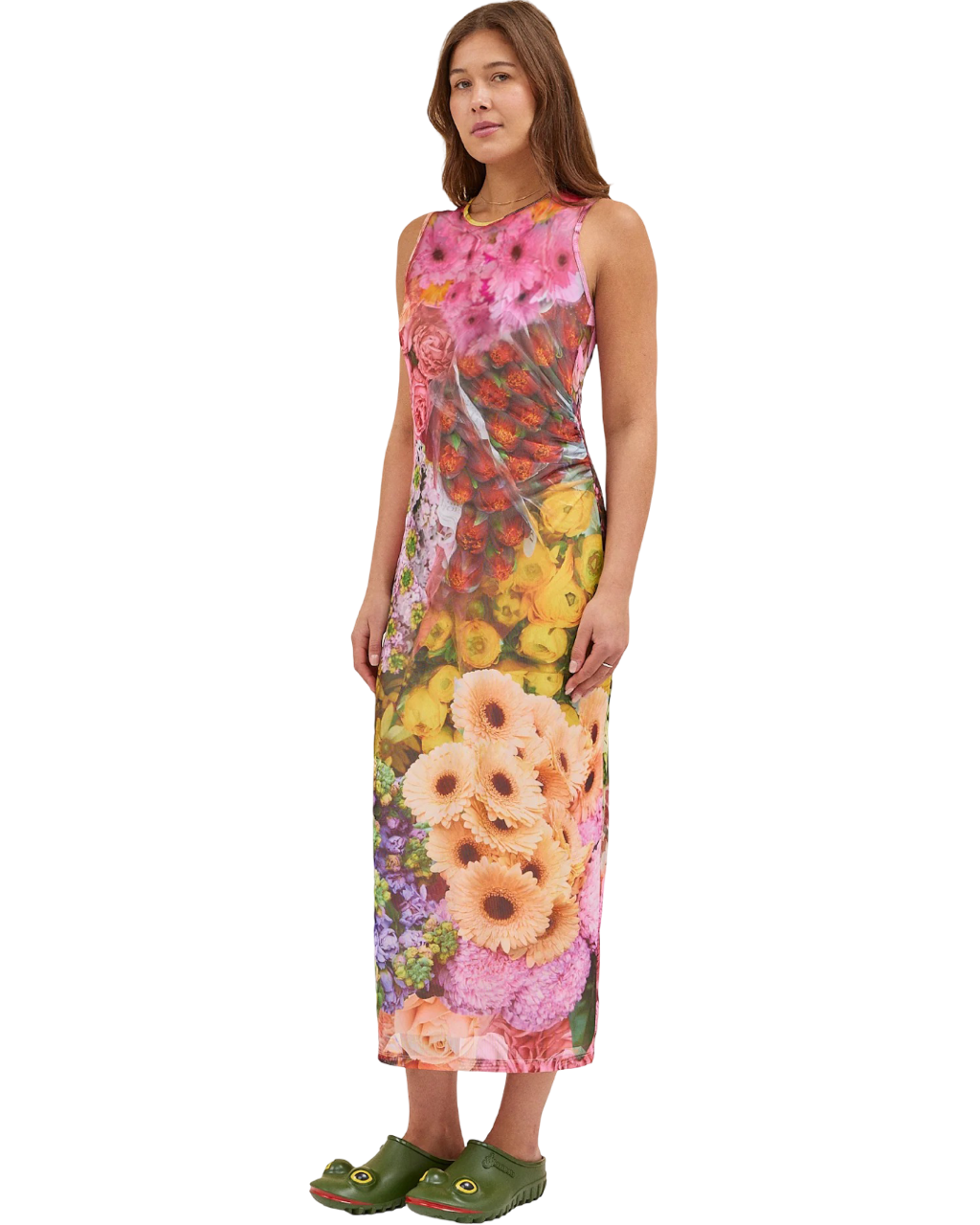 Size L | Variety Hour Floral Mesh Dress