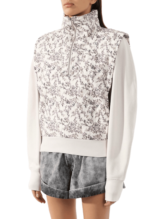 Size XS/S | Isabel Marant Étoile Naira Floral Cotton-blend Sweatshirt