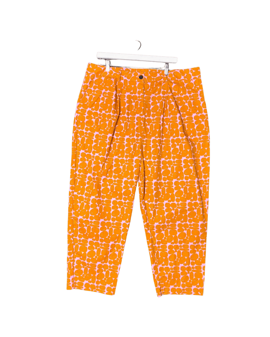Size 3XL | Nooworks Cotton Abstract Orange Pants