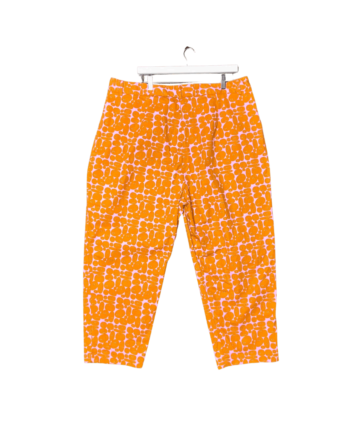 Size 3XL | Nooworks Cotton Abstract Orange Pants