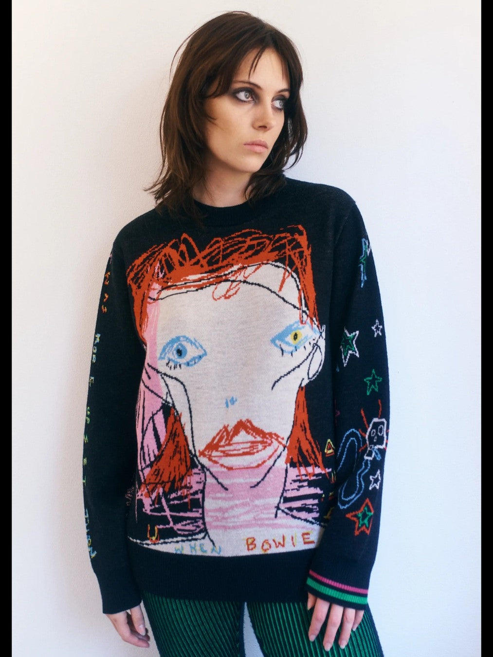 Szie S | Wah-Wah x Noel David Bowie Fielding Jumper