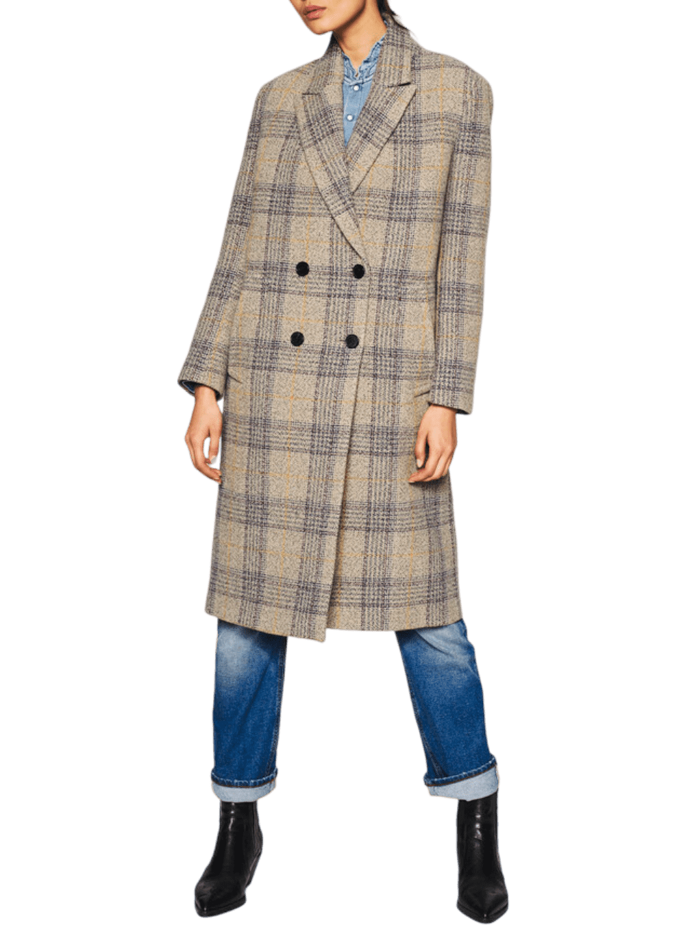 Size M | ba&sh Sand Kendall Coat