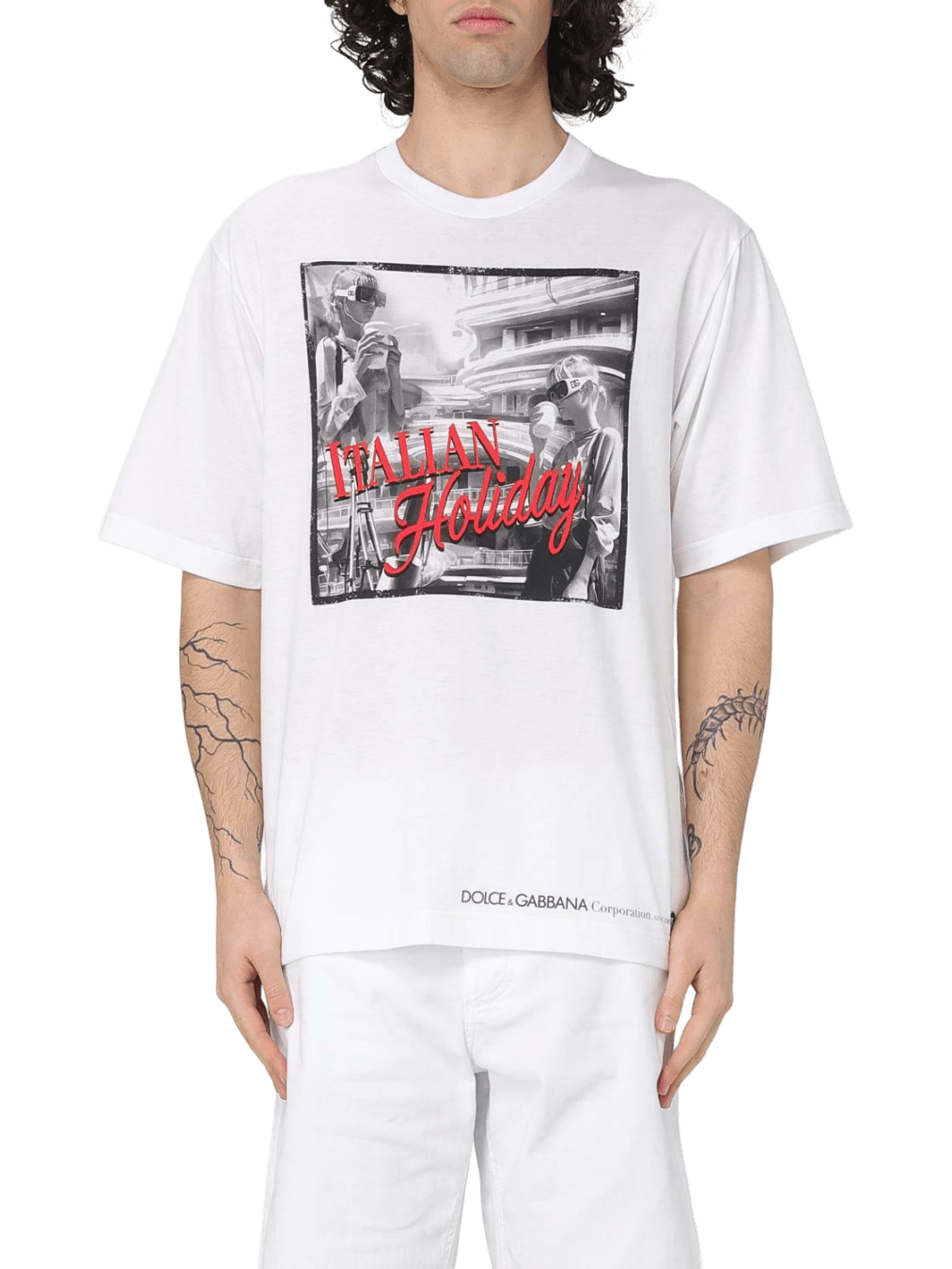 Size 46 (M) | Dolce & Gabbana Italian Holiday T-shirt