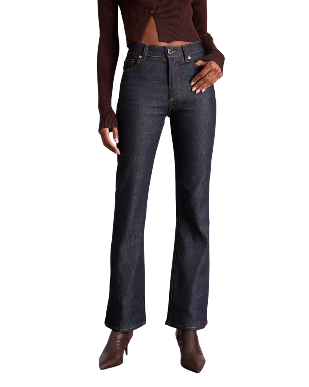 Size 28" | Rollas Midtown Bootcut Dark Indigo Jeans With Tags