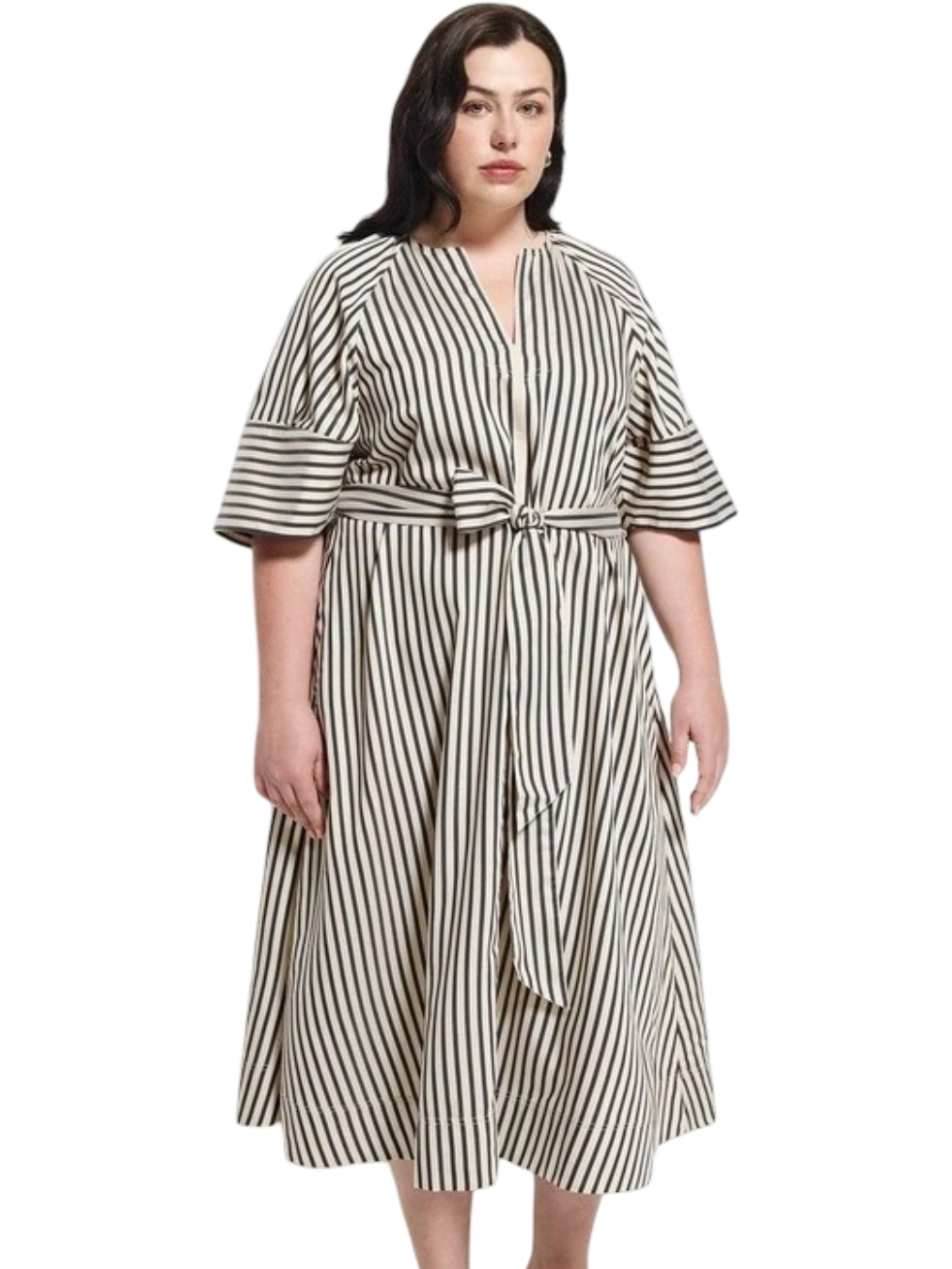 Size 5XL | Commonry Pauline Stripe Dress