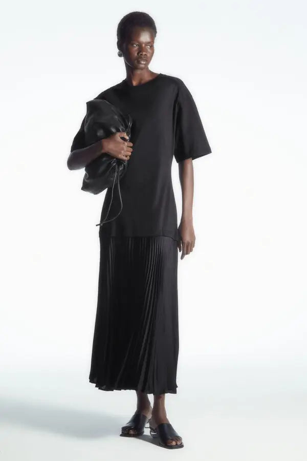 Size S | COS Pleated Skirt Maxi Dress