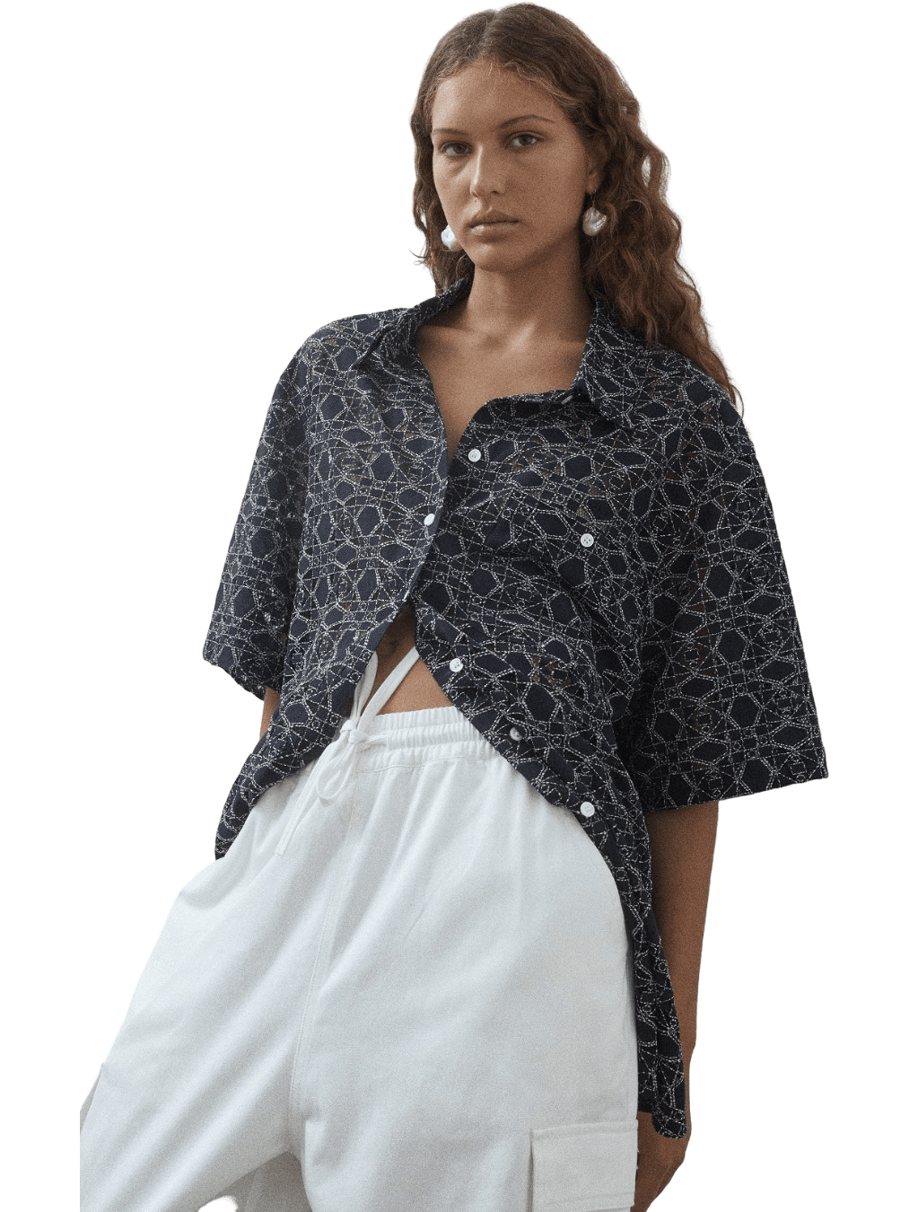 Size XS/S | Blanca Floral Saskia Shirt