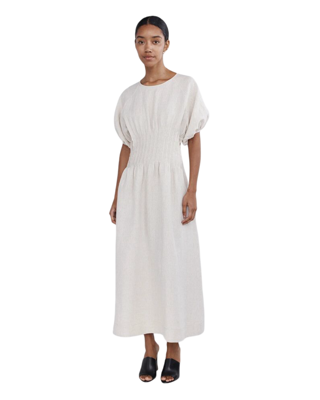 Size 12 |  Marle Linen A-line Maxi Dress