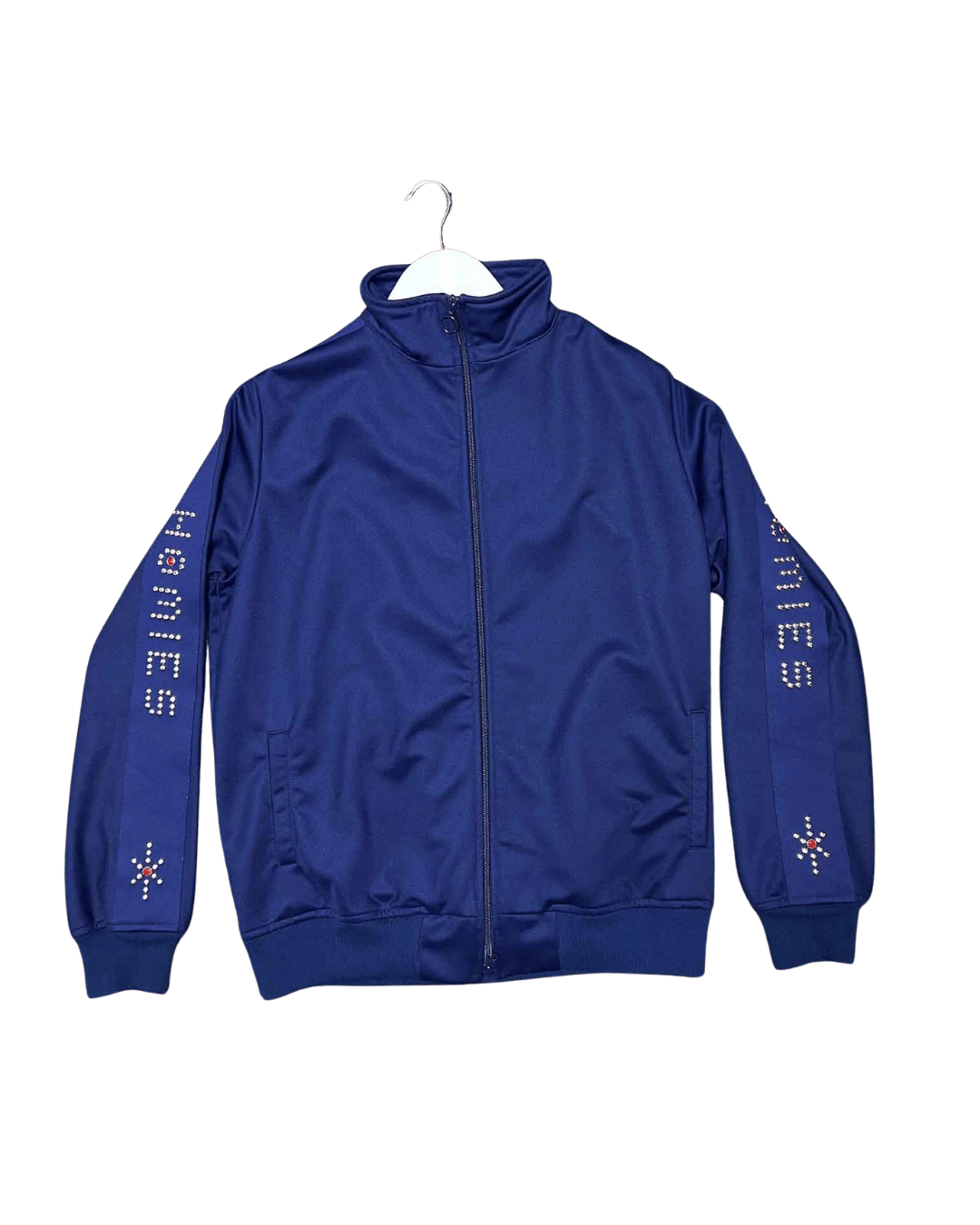Size M | For the Homies Bejewelled Navy Jacket