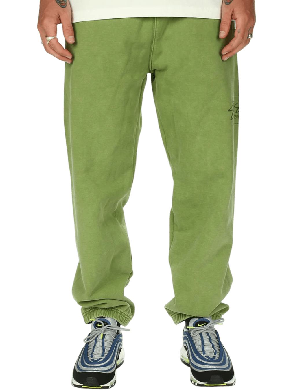 Size M | Stussy Green Dyed Designs Pants