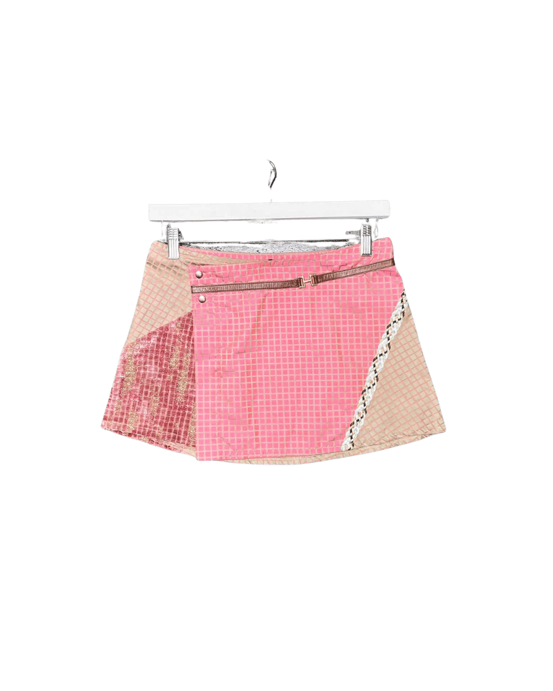 Size 8 | Custo Pink Mini Wrap Skirt
