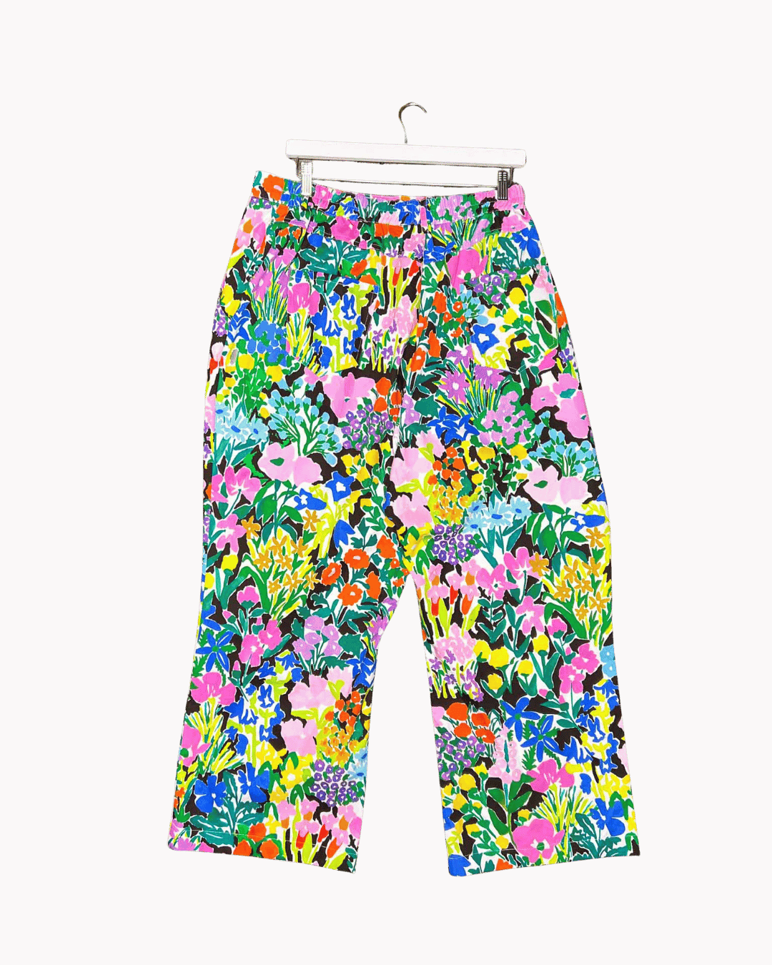 Size 4XL | Variety Hour Floral Cotton Straight-Leg Pants