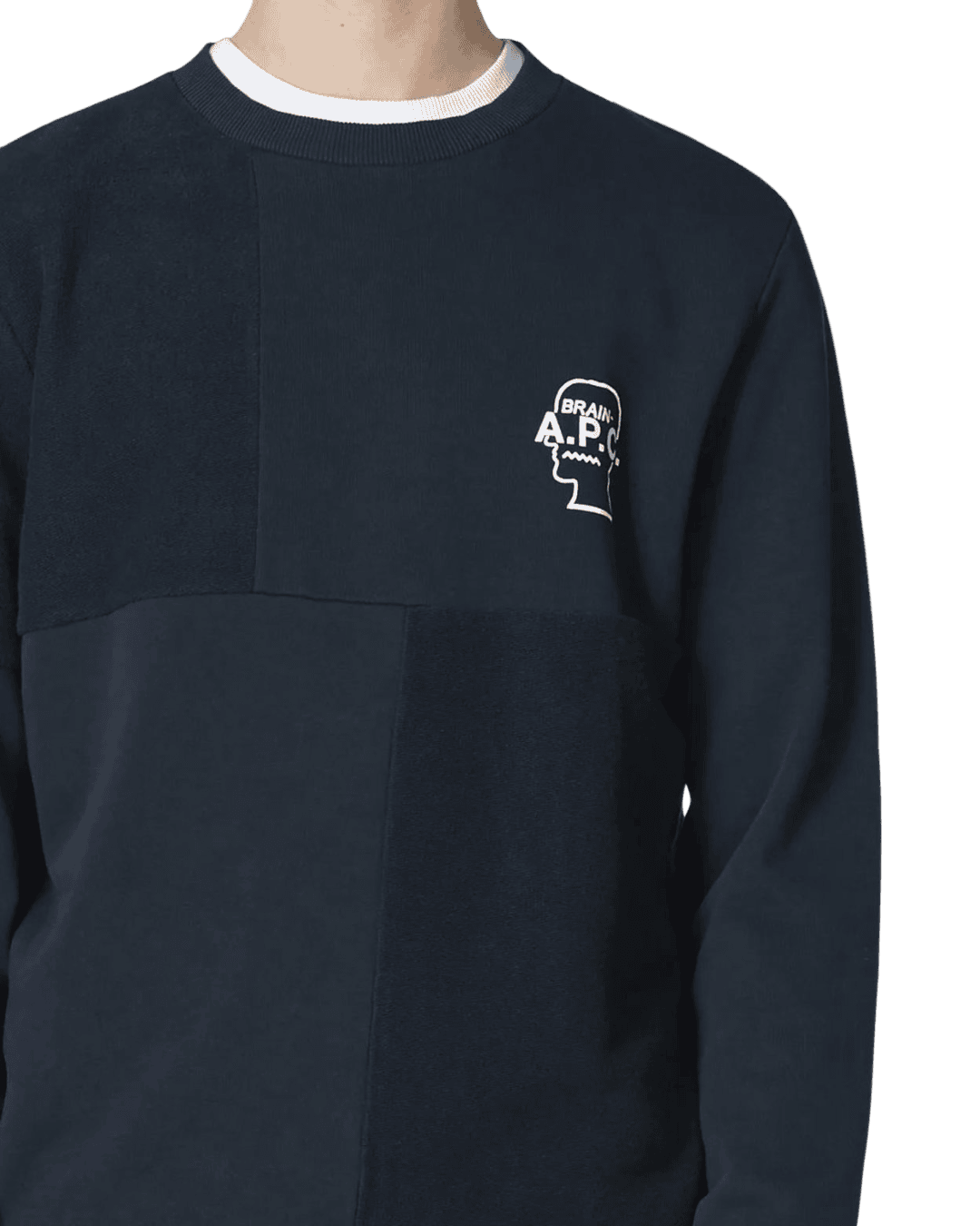 Size XL | A.P.C x Brain Dead Patchwork Sweatshirt