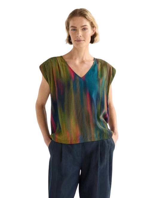 Size 6 (XS) | Elk Multi Striped Top With Tags