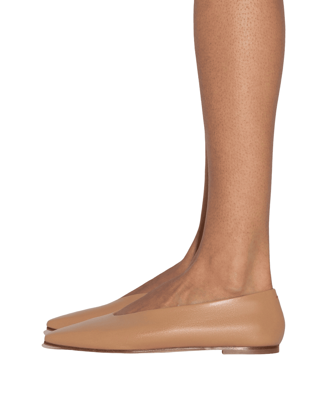 Size 40 | Aeydē Square Toe Leather Flats