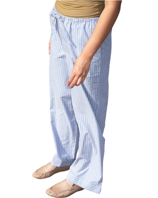 Size S | Baserange Striped Cotton Pants