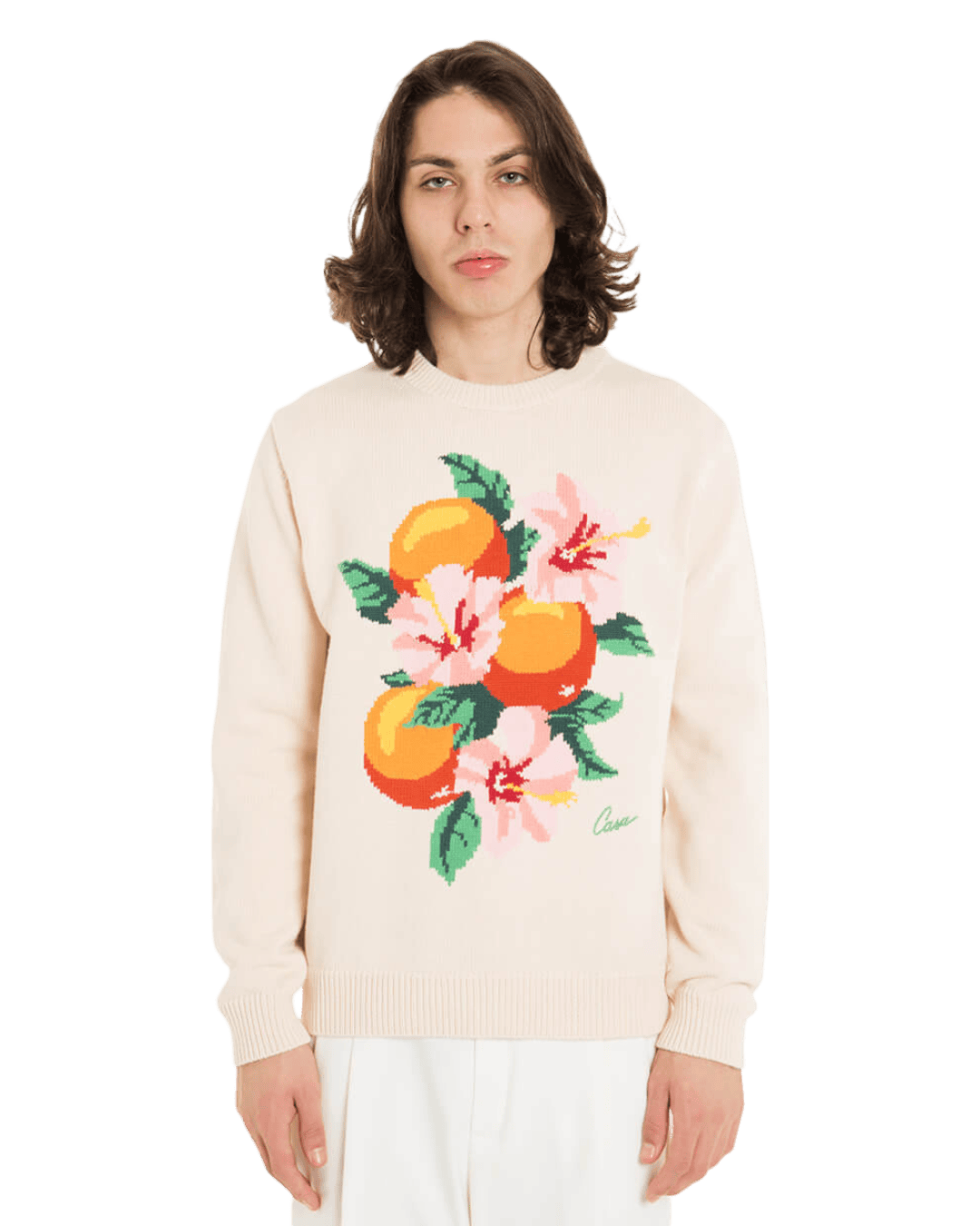 Size L | Casablanca Cotton Kapilia Oranges Jumper
