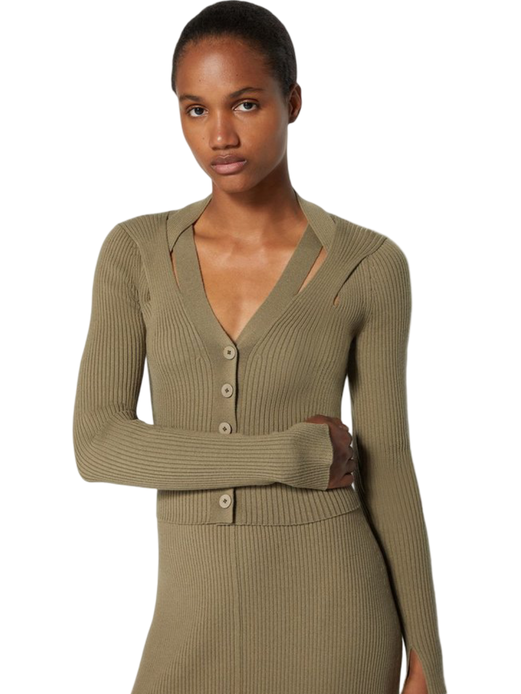Size L | Jonathan Simkhai Claire Moss Cardigan