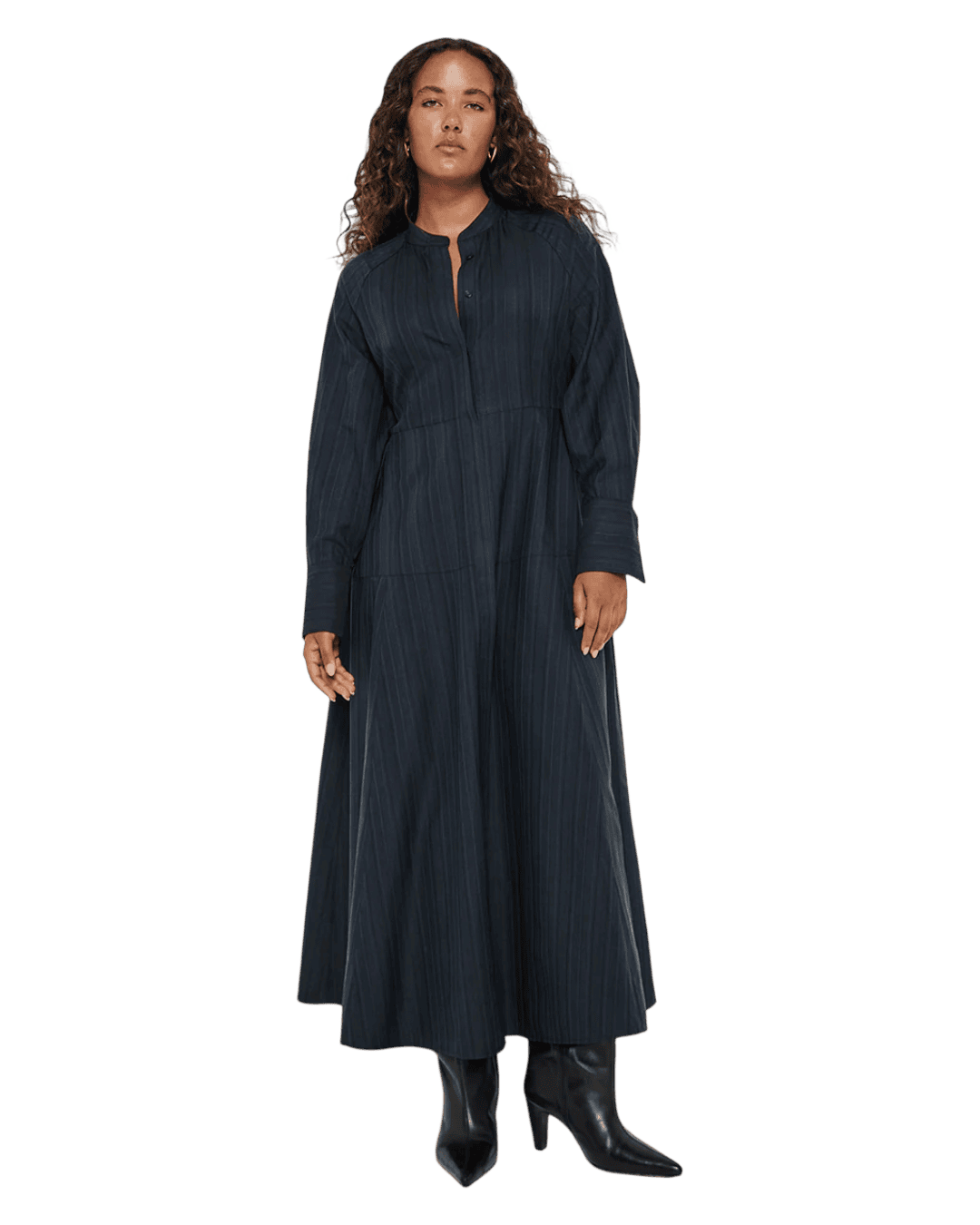 Size XXL | Commonry Striped Shirt Dress