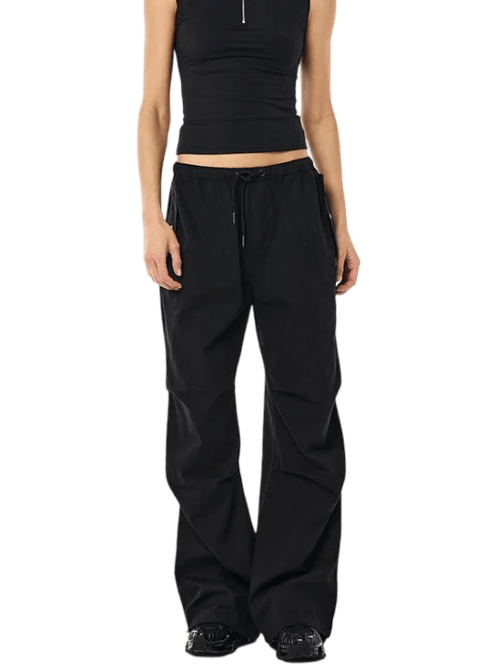 Size S | P.E Nation Black Cotton Discovery Pants