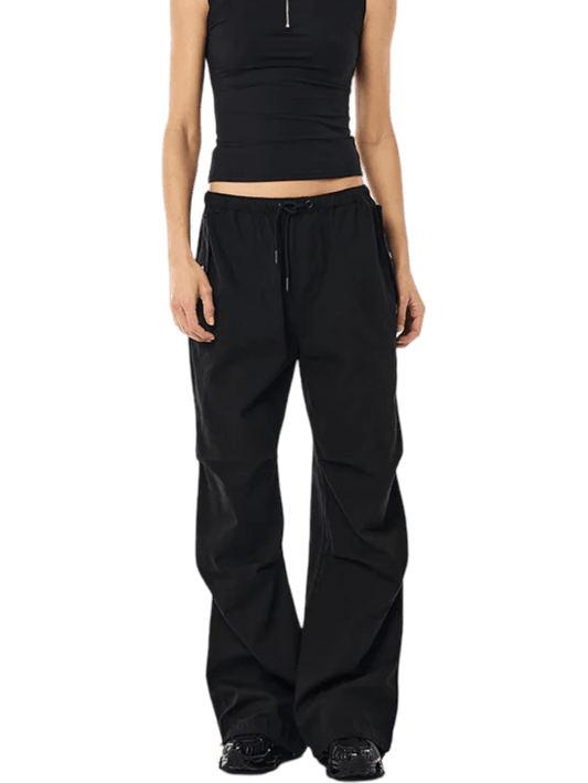 Size S | P.E Nation Black Cotton Discovery Pants