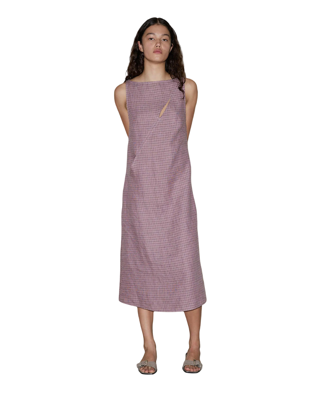 Size XL | Deiji Studios Brown Linen Dress