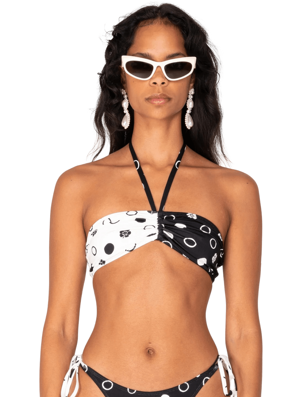 Size XL | Emma Mulholland on Holiday Polka Dot Ruched Swim Top NWT