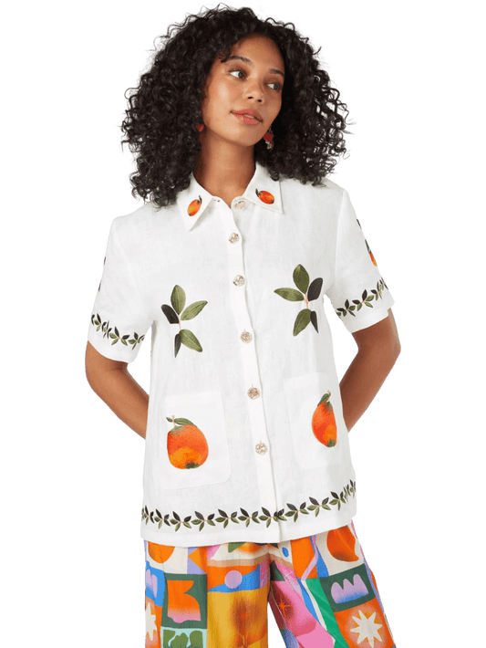 Size 8 | Gorman In the Peels Embroidered Shirt