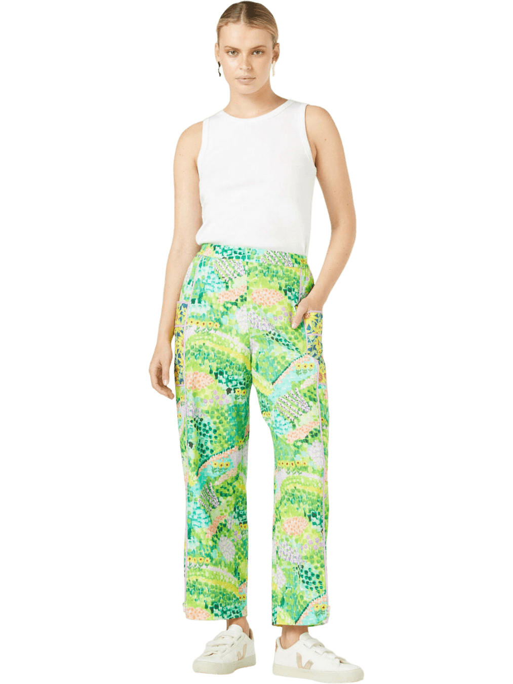 Size 12 (L) | Gorman Floral Linen/Cotton Pants