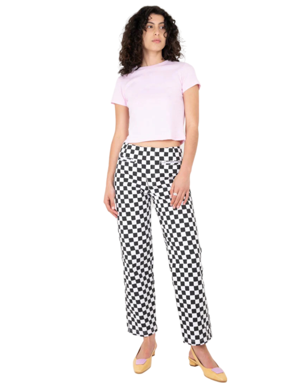 Size XS | Holiday by Emma Mulholland Black and White Check Kokomo Pants