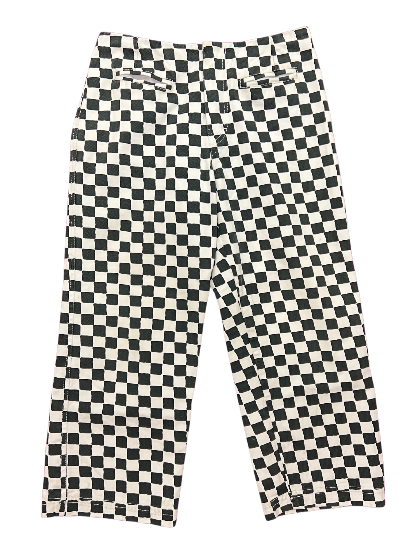 Size L - Holiday by Emma Mulholland Black and White Check Kokomo Pants