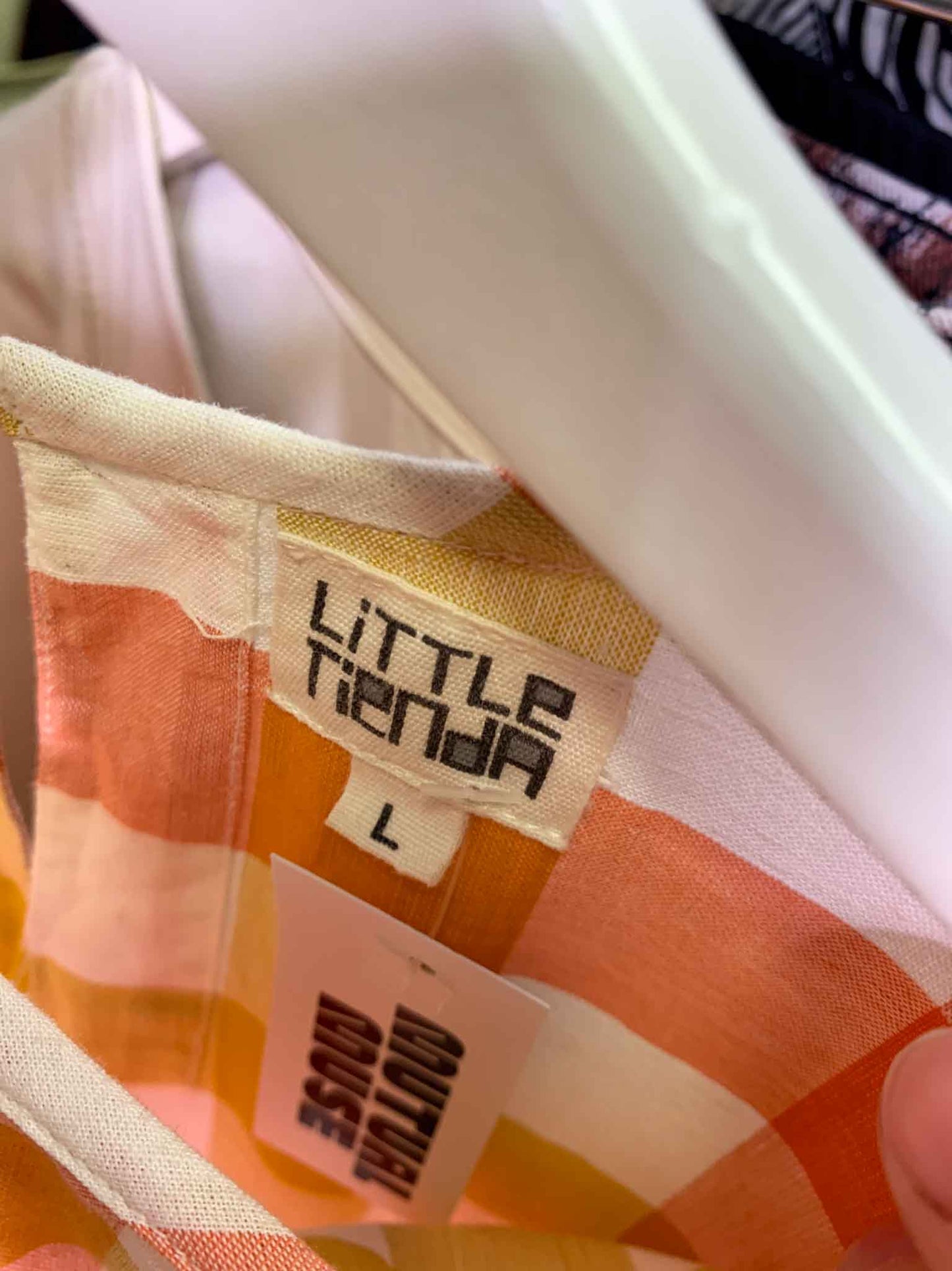Size L | Little Tienda Check Maxi Dress