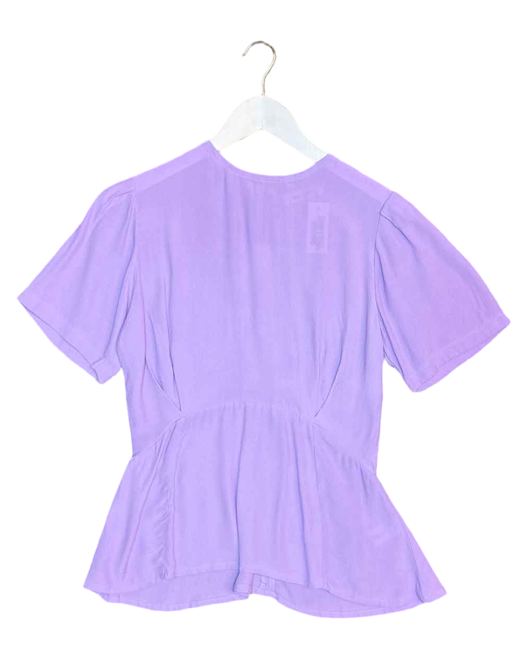 Size 8 | Leonard St Purple Peplum Top