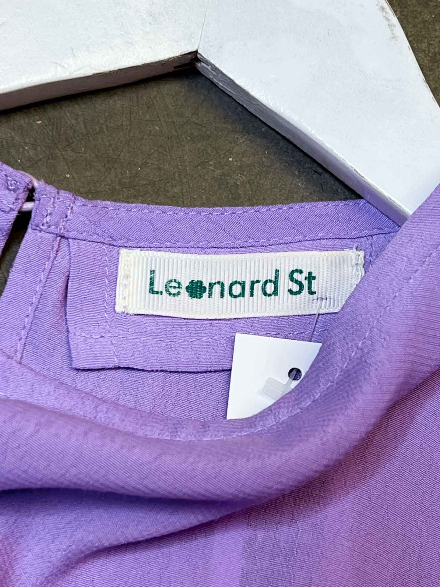 Size 8 | Leonard St Purple Peplum Top