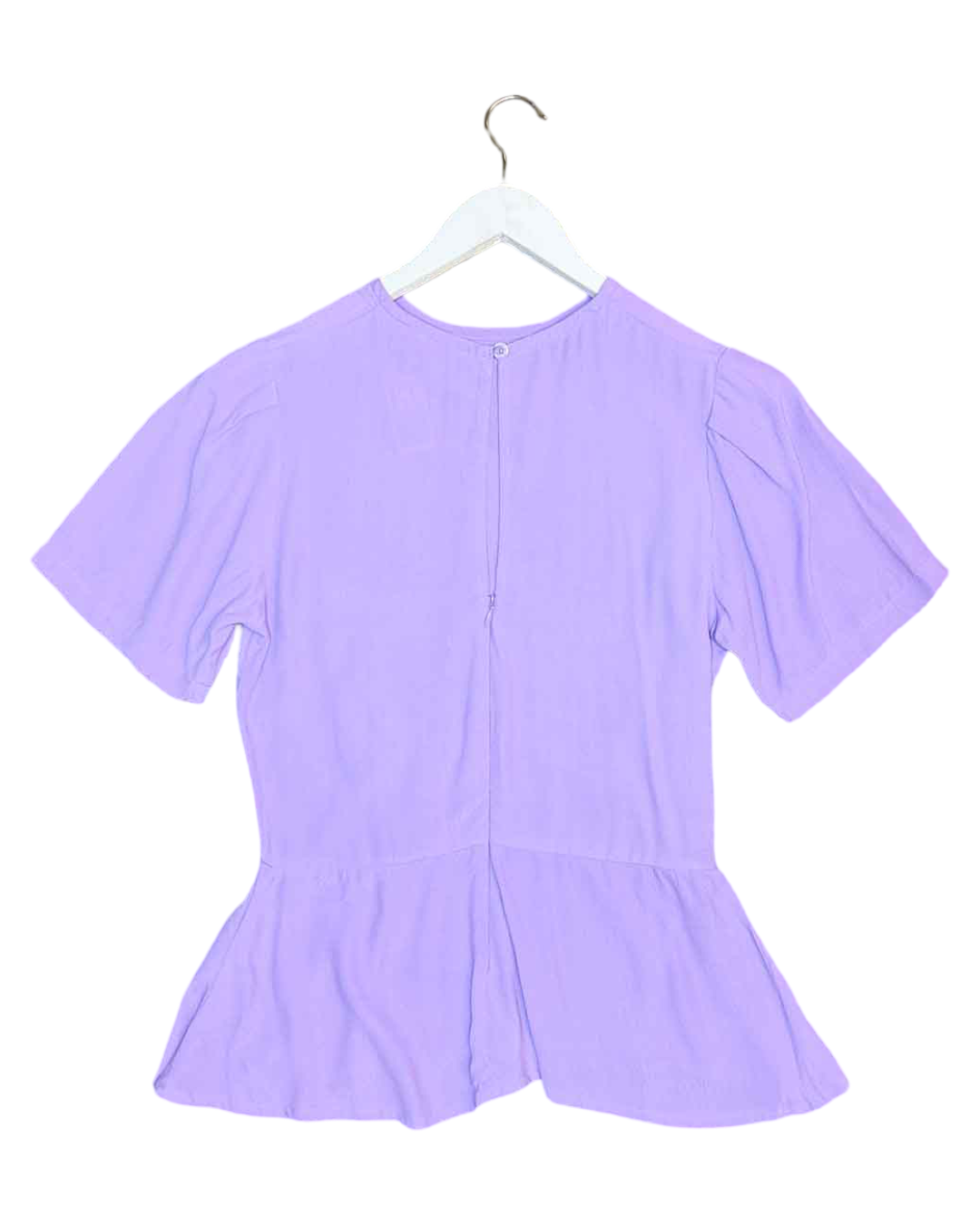 Size 8 | Leonard St Purple Peplum Top