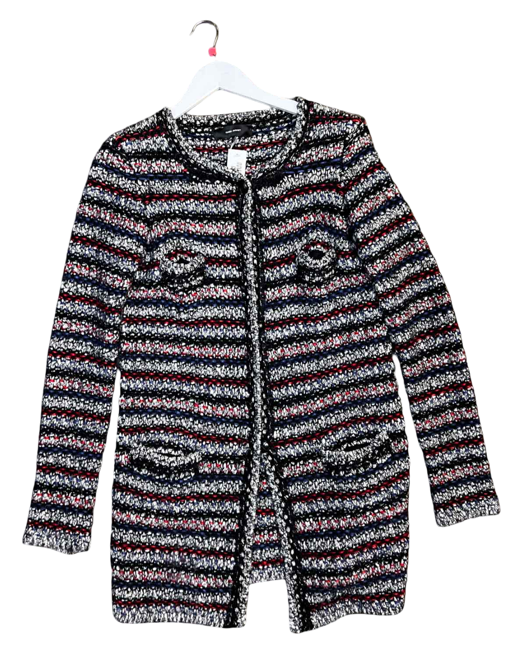 Size 38 (M) | Isabel Marant Wool Striped Knit Cardigan