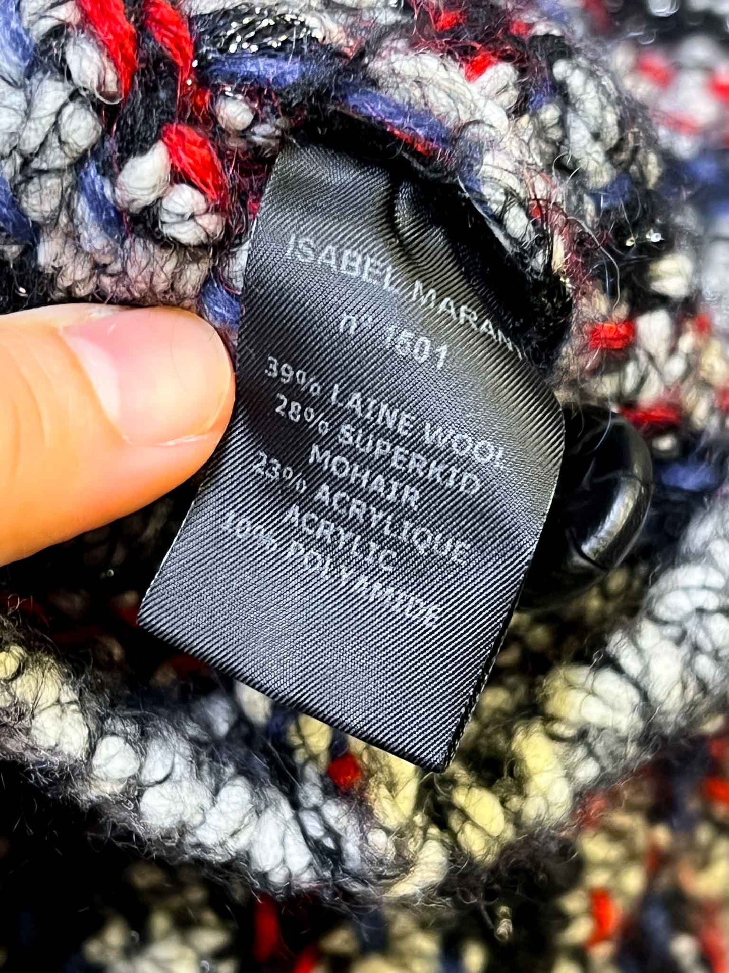 Size 38 (M) | Isabel Marant Wool Striped Knit Cardigan