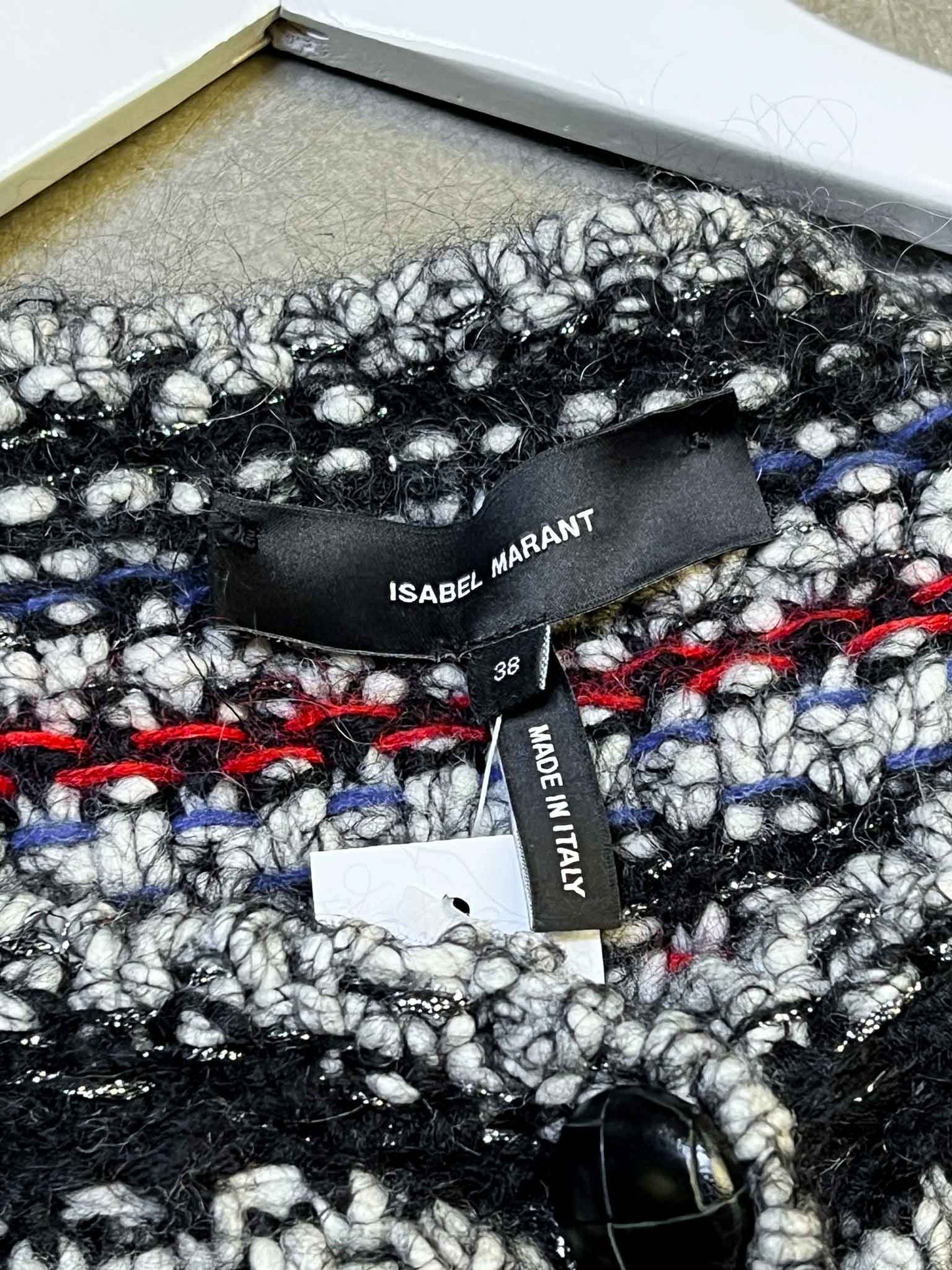 Size 38 (M) | Isabel Marant Wool Striped Knit Cardigan