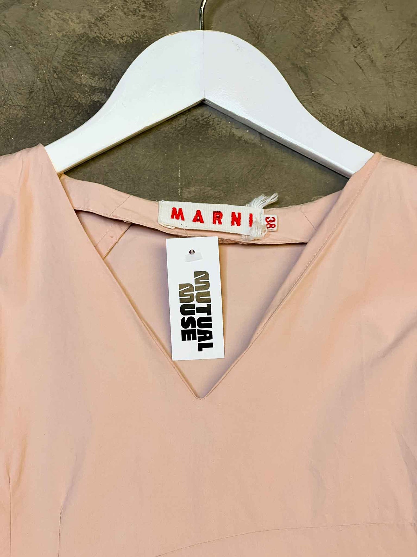 Size 38 (M) | Marni Cotton & Silk Blend Mini Dress